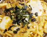 すき焼きのリメイクで「すき鍋焼きうどん」作り方10写真