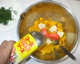 かぼちゃレーズンサラダ♪簡単作り方10写真