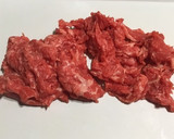 お肉たっぷり♪簡単おいしい我が家の牛丼☆作り方1写真