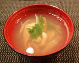 ホヤとエノキのすまし汁作り方7写真