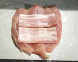 鶏胸肉の簡単ハム(ベーコン入り)作り方4写真