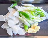 力餅入り鶏粥作り方2写真