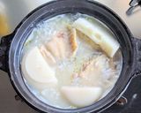 力餅入り鶏粥作り方7写真