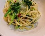 三つ葉クレソンペペロン〜柚子風味作り方7写真