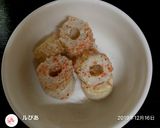 お弁当のすみっこ救済!あかりマヨちくわ作り方5写真