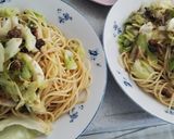 鯖のへしこパスタ作り方9写真