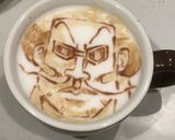 チョコソースで簡単ラテアートのカフェラテ作り方13写真