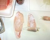 肉巻き♪簡単桃屋搾菜と豚肉でおつまみ　作り方6写真