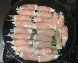 肉巻き♪簡単桃屋搾菜と豚肉でおつまみ　作り方8写真