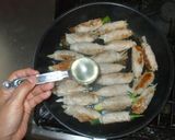 肉巻き♪簡単桃屋搾菜と豚肉でおつまみ　作り方10写真
