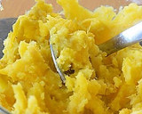 リメイクさつま芋きんとんと蒸し焼きりんご作り方3写真