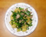 ヘルシー！ノンオイル！にら肉じゃが！作り方9写真