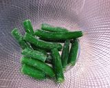 ソーセージとインゲンのカレーケチャップ作り方2写真