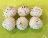 生ハムととろけるチーズで、生ハム手毬寿司作り方4写真