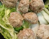 ジューC焼売タネと白菜のスープ作り方4写真