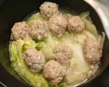 ジューC焼売タネと白菜のスープ作り方5写真