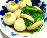 かぶの煮物 茎葉も美味しい作り方2写真