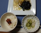 ヨウサマの減塩夕食基本的な病院食の日1⑭作り方7写真