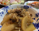 大根と挽肉としめじのとろとろ煮込み☆作り方7写真
