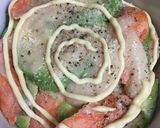 サーモンとアボカドの重ね焼き作り方8写真