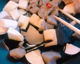 ヒリヒリ！こんにゃくとたけのこの炒め物作り方5写真