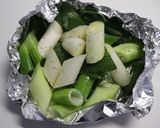 魚焼きグリルで！激甘ネギのオーブン焼き！作り方4写真