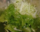 ポン酢ドレッシングで焼肉サラダ作り方1写真