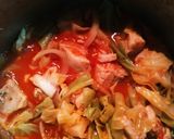 豚バラブロックとキャベツのトマト煮込み作り方5写真