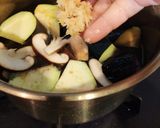 茄子の味噌汁作り方4写真
