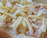 ベーコンポテトのゆず胡椒トースト作り方3写真