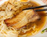 煮豚チャーシューと味玉入り醤油ラーメン作り方5写真