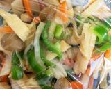 全てレンジお節材料消費梅酢豚平焼風作り方13写真