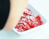 わさび菜と焼き肉のボリュームサンド作り方4写真