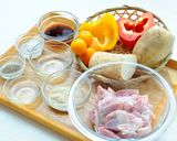 鶏肉と根菜の照焼き作り方1写真