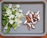 豚肉とチンゲン菜のオイスターソース炒め作り方1写真