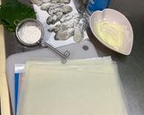生牡蠣の春巻き作り方1写真
