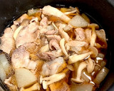 簡単な定番おかず　豚こま大根のうま煮！作り方5写真