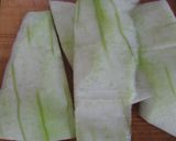 無駄なし!!　スイカの皮でピリっとサラダ作り方1写真