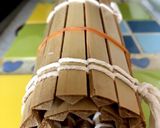 鬼すだれ又はお箸で塩麹味のお花のゆで卵作り方5写真