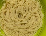 松前漬けと玉ねぎの冷製パスタ作り方4写真