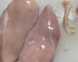 漬け込みなし〜簡易版鶏ハム〜作り方1写真