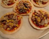 サバ缶煎餅ピザ作り方5写真