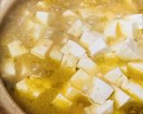 豆乳鍋の素でつくる●赤味噌麻婆豆腐風雑炊作り方3写真