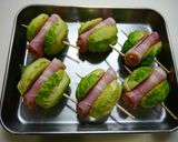 レンジで簡単！芽キャベツ☆ピンチョス作り方3写真