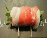 お弁当に豚肉のちくわ・大葉、チーズ巻き作り方4写真