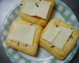 包丁・まな板不要♪油あげふりかけチーズ♡作り方2写真
