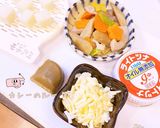 根菜煮物とお餅のカレーグラタン(^^)♡作り方1写真