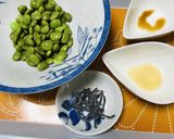 柿酢で味付け枝豆の塩昆布和え作り方2写真