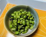 柿酢で味付け枝豆の塩昆布和え作り方3写真
