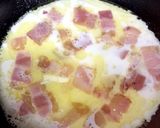 ほうれん草とベーコンのクリームパスタ作り方5写真